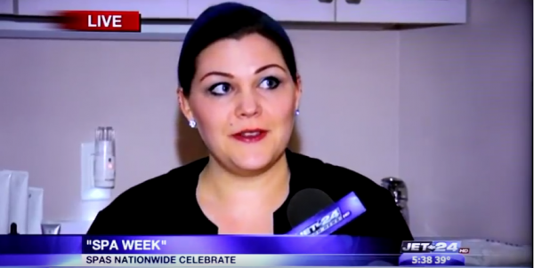 Amanda Paproski Interviewed by WJET for Spa Week 2017